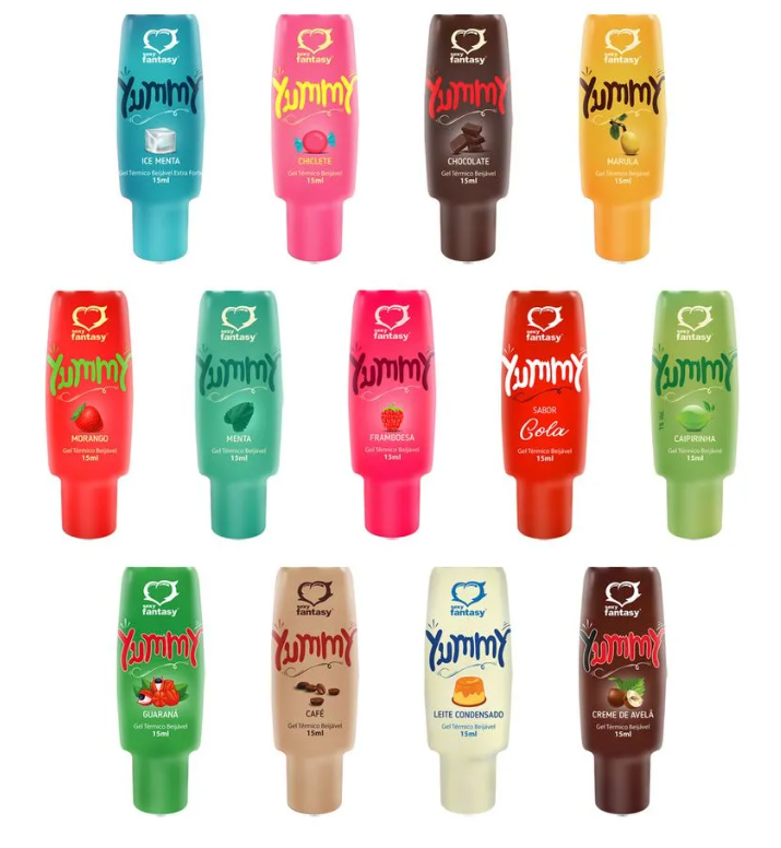 Gel Térmico Beijável Yummy 15ml Sexy Fantasy
