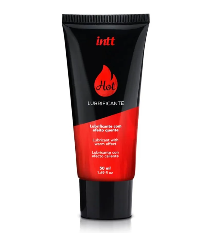 Lubrificante Hot a Base de Água Sabor Morango 50ml Intt