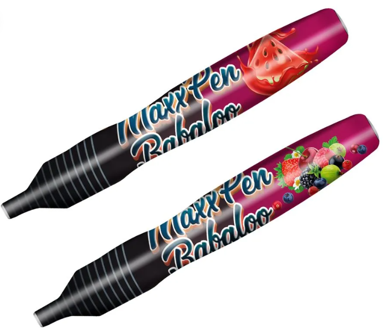 Maxx Babaloo Caneta Comestível Bala Líquida em Gel 20g Pepper Blend