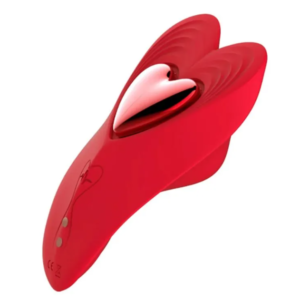 Vibrador de Calcinha com Imã Formato de Coração via Aplicativo Libb